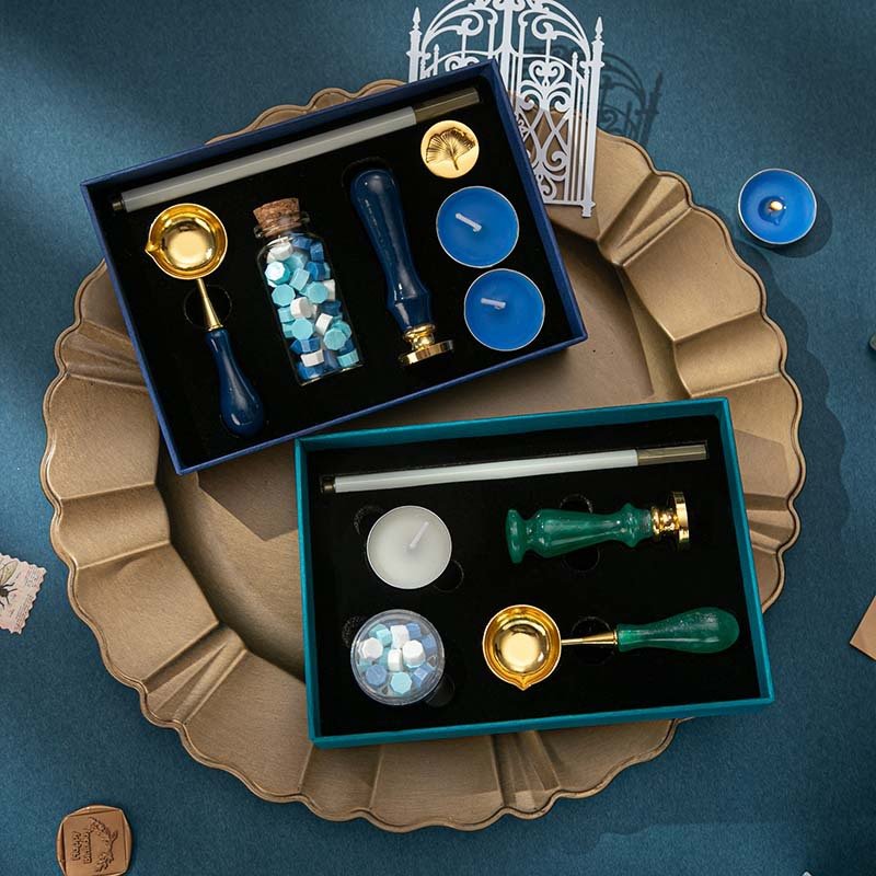 Starry Sky Custom Wax Seal Stamp Kit sealing wax kit for Holidays