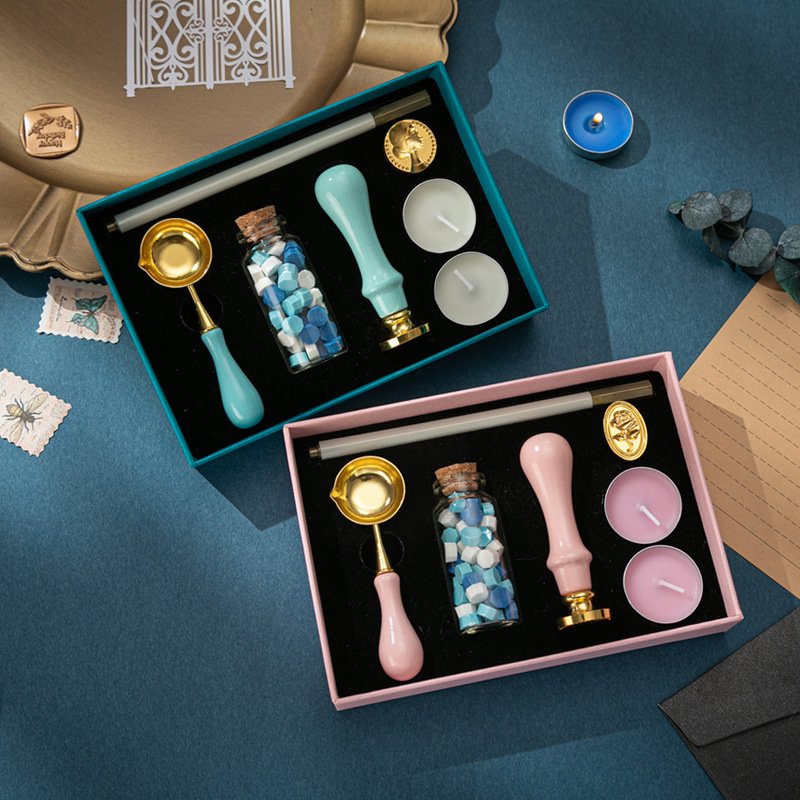 Starry Sky Custom Wax Seal Stamp Kit sealing wax kit for Holidays