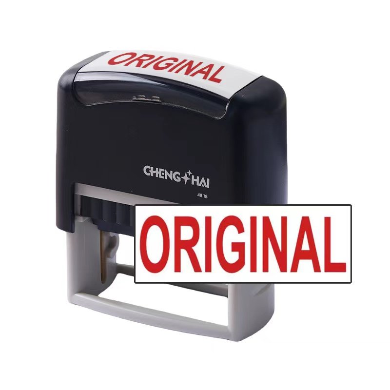 good quality self-inking stamp rectangle stamps black office stamps