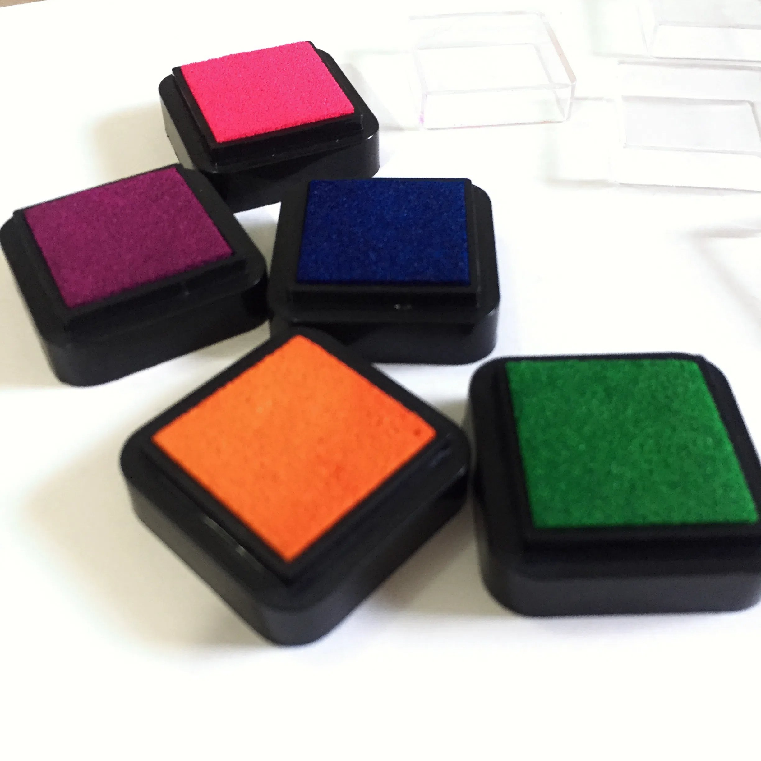 Factory customized square stamp pad Safe and non-toxic ink Support pattern/ink color customization