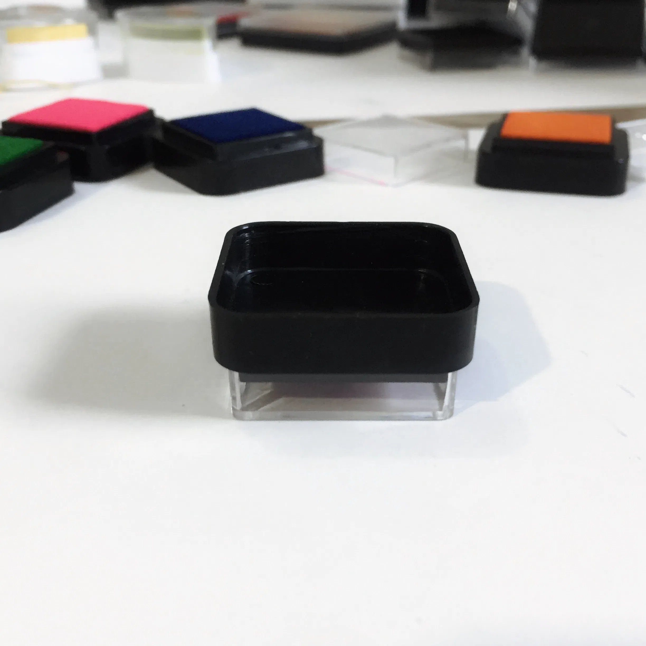 Factory customized square stamp pad Safe and non-toxic ink Support pattern/ink color customization