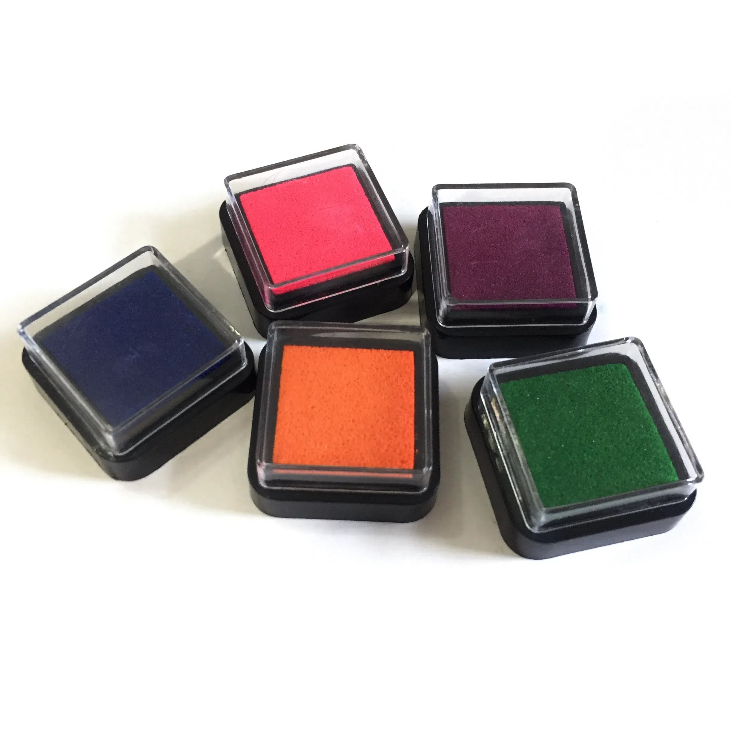Factory customized square stamp pad Safe and non-toxic ink Support pattern/ink color customization