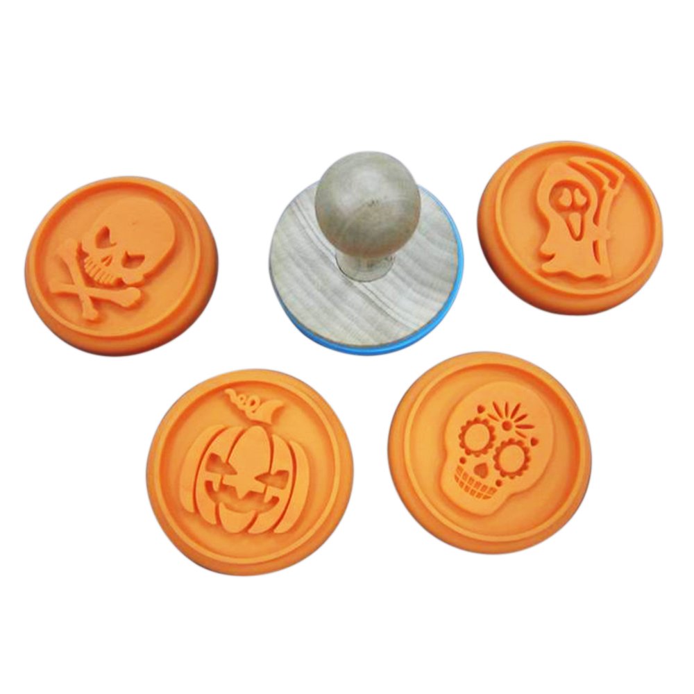 Refine Factory Silicone Soap Mould and Cookie Stamp Set round Cookie Cutter and Press Tools