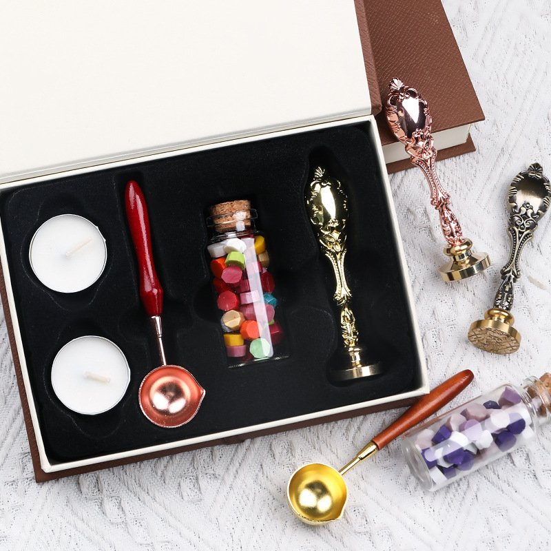 Paper Box Series Stamp Solid brass stamps, embossed stamps, wax beads, metal heads, stamps,manufacturers, wholesale