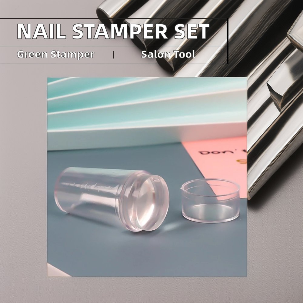 Nail Aid Nail seal French white edge style printing Nail Stamper