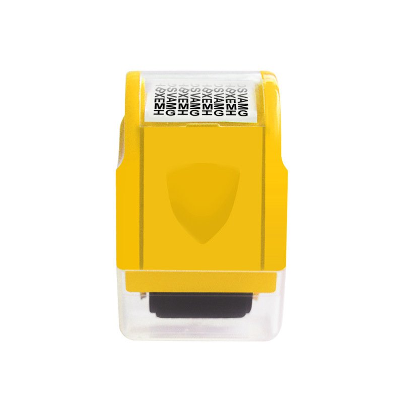 Express Delivery Roller Garbled Code Block Privacy Seal Stamp Confidentiality Form Accepted with Smearing Stick