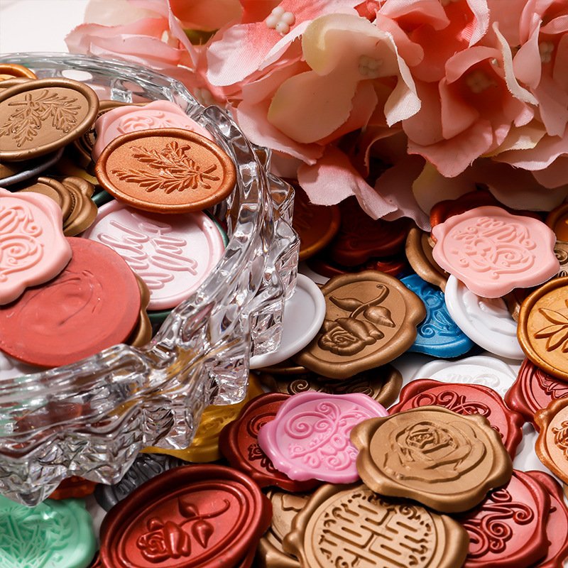 Custom Color Wax Seal Factory Direct Sales Custom Size And Design Logo For Wedding Invitation