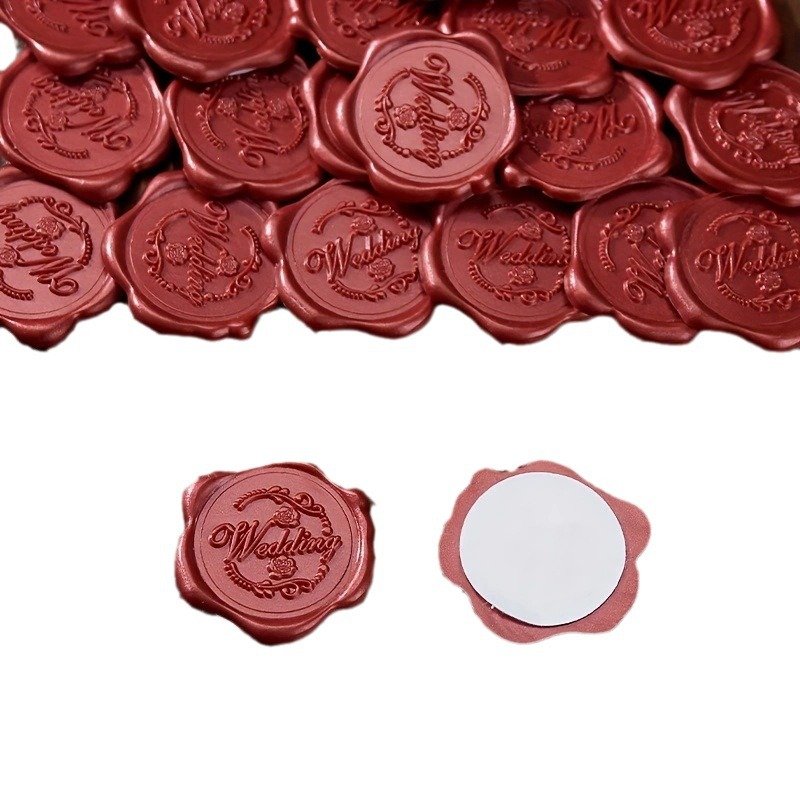 Custom Color Wax Seal Factory Direct Sales Custom Size And Design Logo For Wedding Invitation