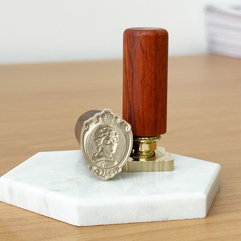 Factory Wax Seal Custom 3D Irregular Round Square Oval Brass Stamp Head Logo Wax Seal Stamp