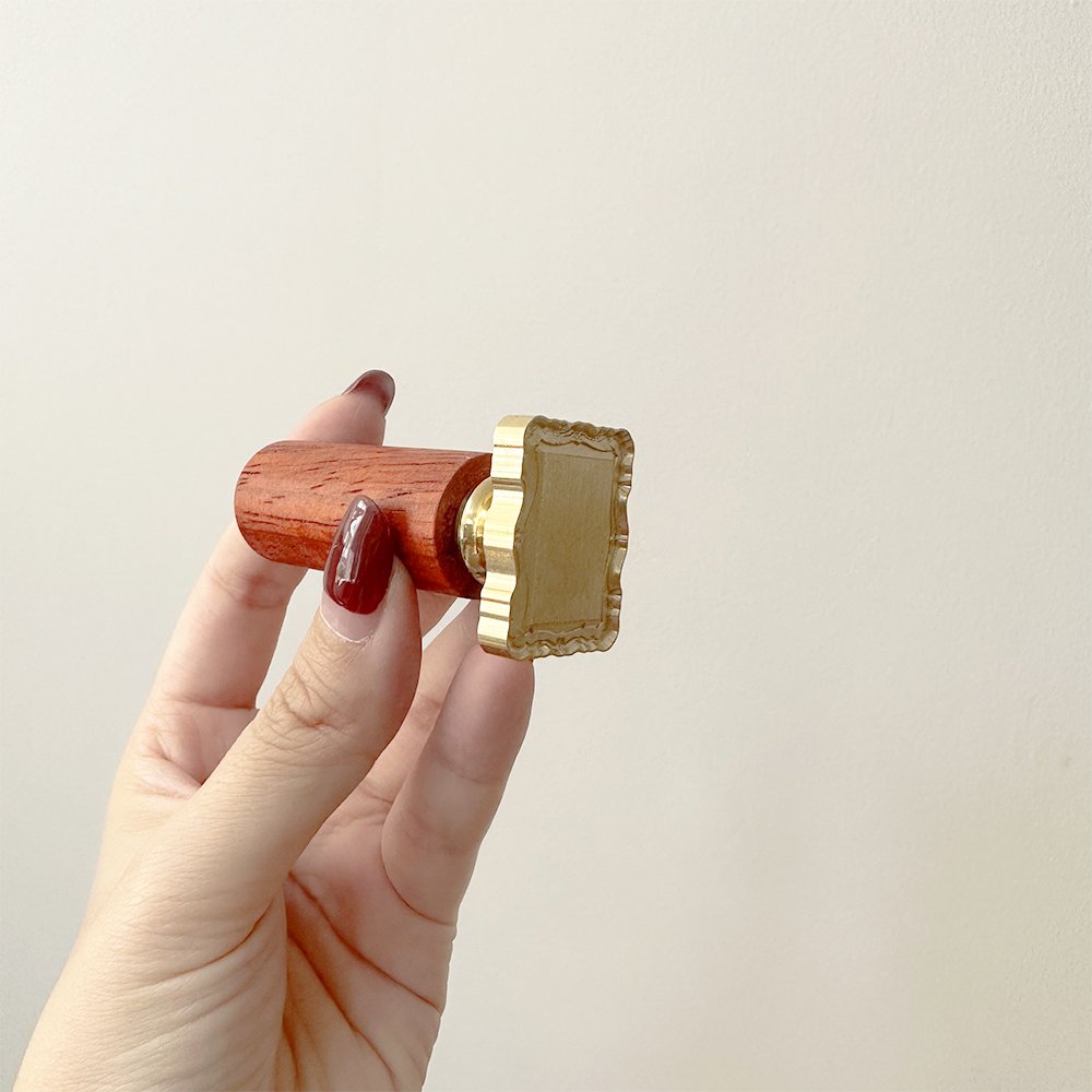Factory Wax Seal Custom 3D Irregular Round Square Oval Brass Stamp Head Logo Wax Seal Stamp