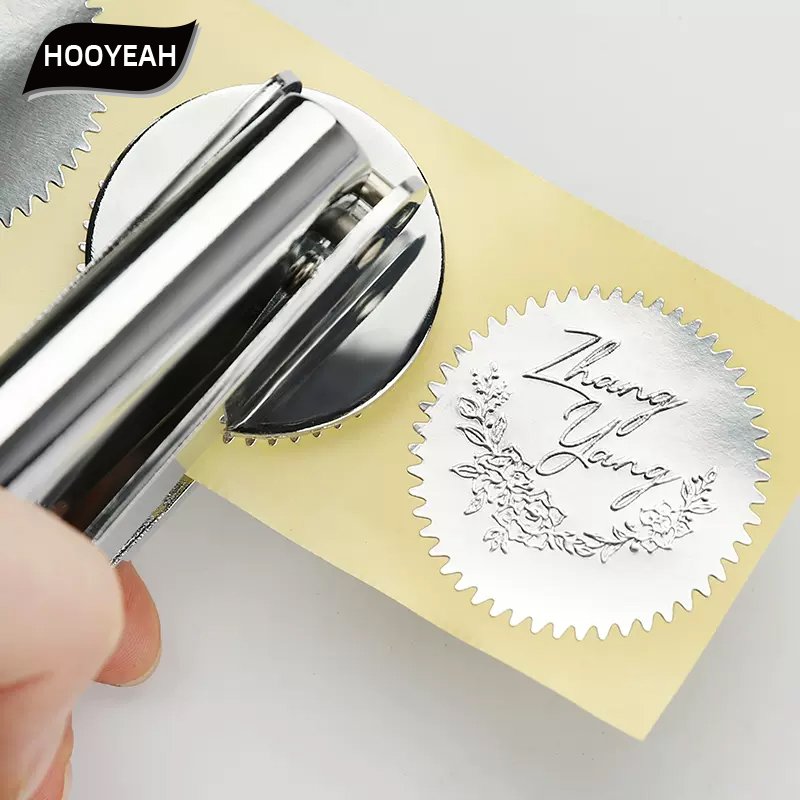 Custom Logo Embossing Machine/Seal Stamps/Pattern Carving Available/Envelope Invitation Decoration/Manufacturer Wholesale