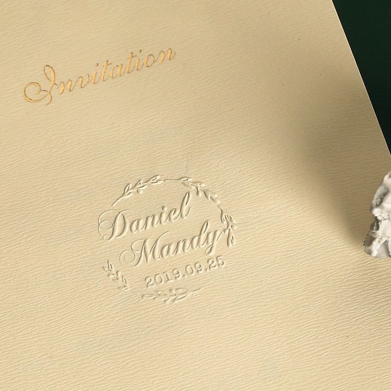 Custom Logo Embossing Machine/Seal Stamps/Pattern Carving Available/Envelope Invitation Decoration/Manufacturer Wholesale