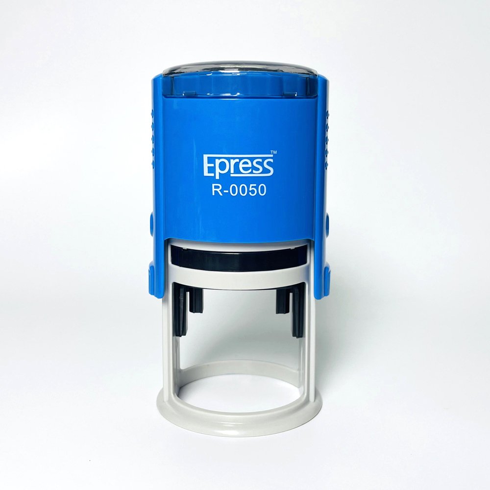 Custom Office Round 50mm Diameter Self-inking Stamp