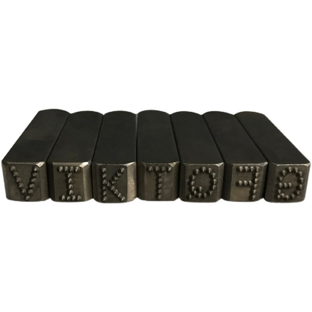 punch metal logo iron alphabet customised metal stamps