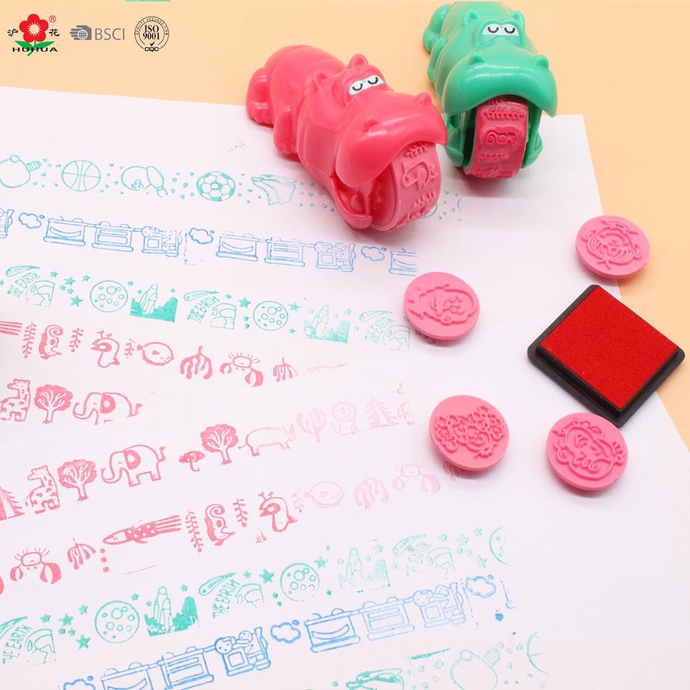 custom roller kids toy stamp animal cute stamp children stamp