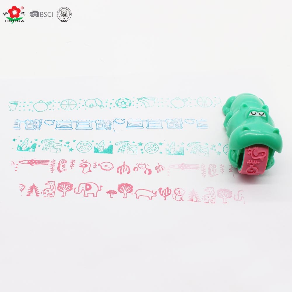 custom roller kids toy stamp animal cute stamp children stamp