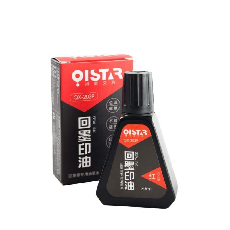 Hot Sale Oem Color Stamp Pad Ink Self Inking Stamp Ink Refill For Office Use Bottle Packing
