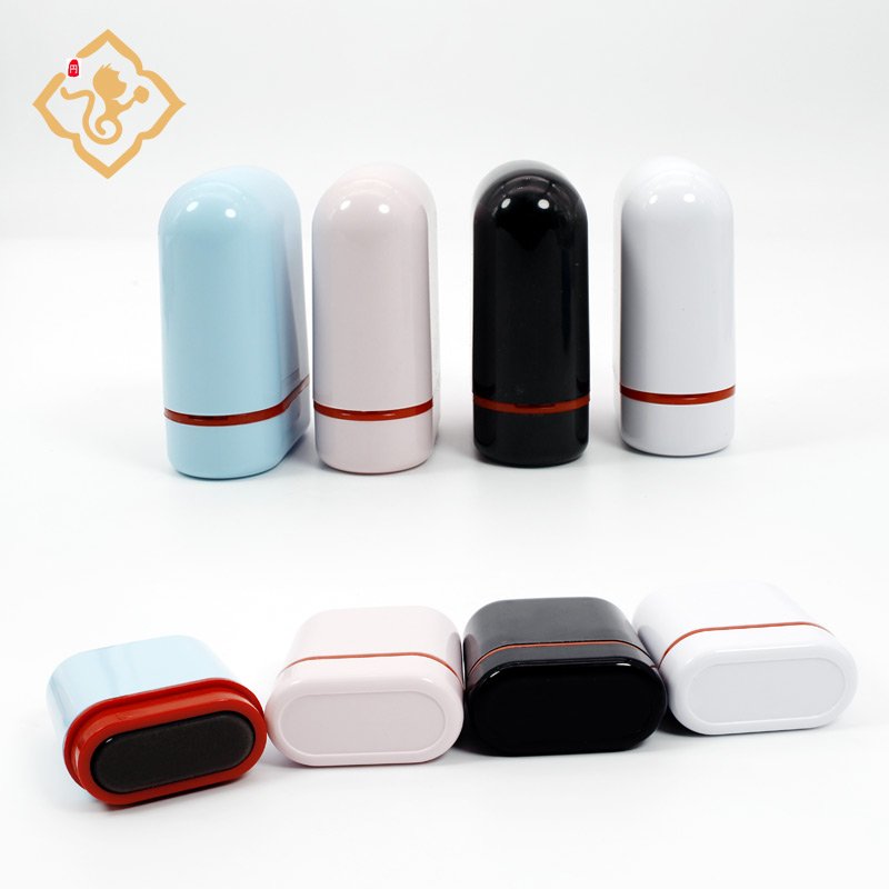 Wholesale office stamp high quality popular 10*30mm rubber business stamp