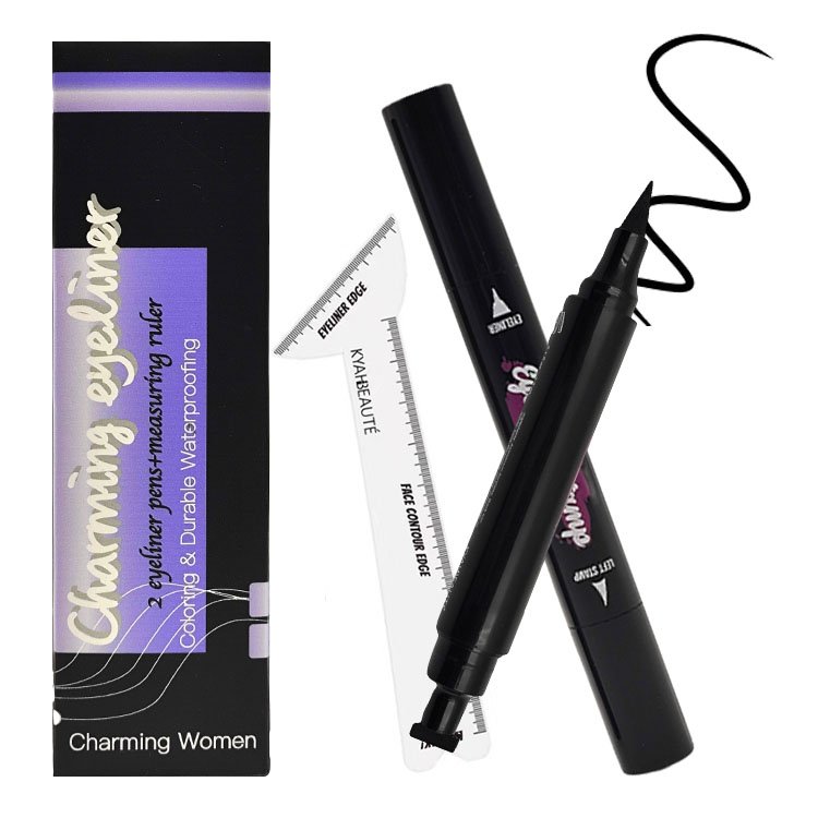 Waterproof Double-Headed Gel Eyeliner Moisturizing Vegan Eye Liner with Custom Logo and Liquid Eraser