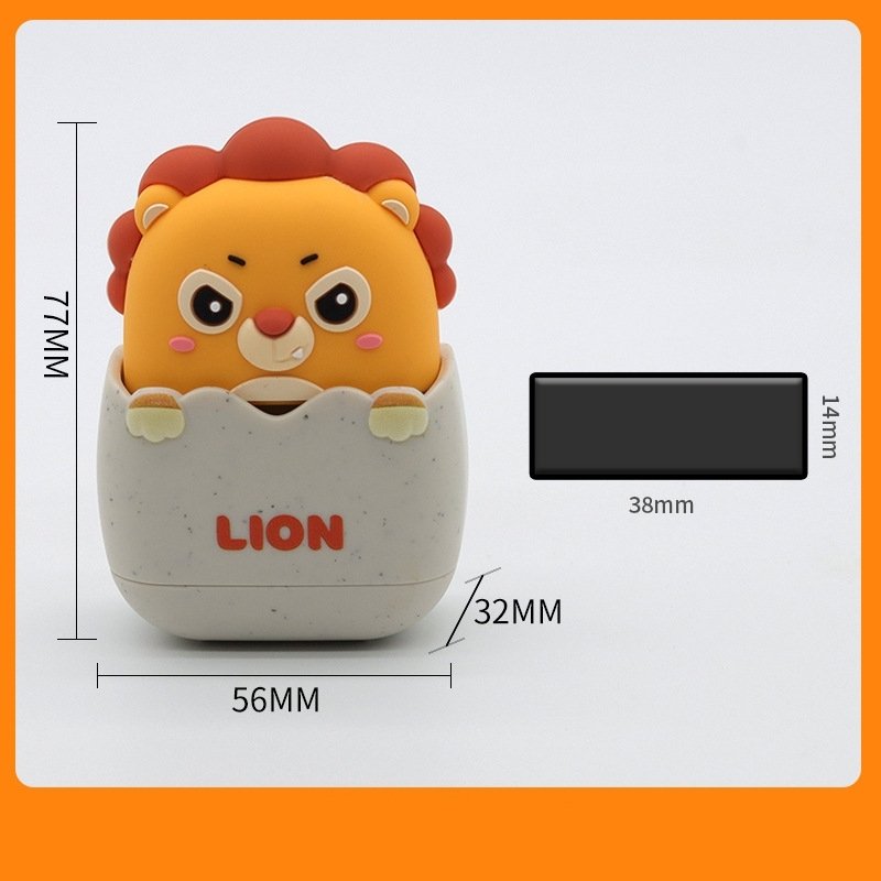 Children Name Logo Fabric Kids Toy Stamp Automatic Washable Waterproof Ink Stamp Cartoon Kids Name Flash Stamp