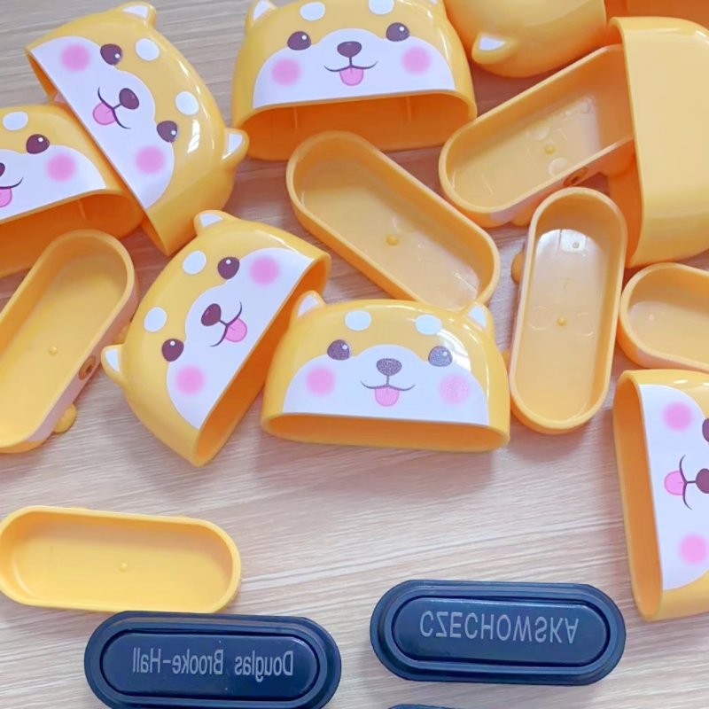 Customized fabric stamps, cartoon patterns flash stamps