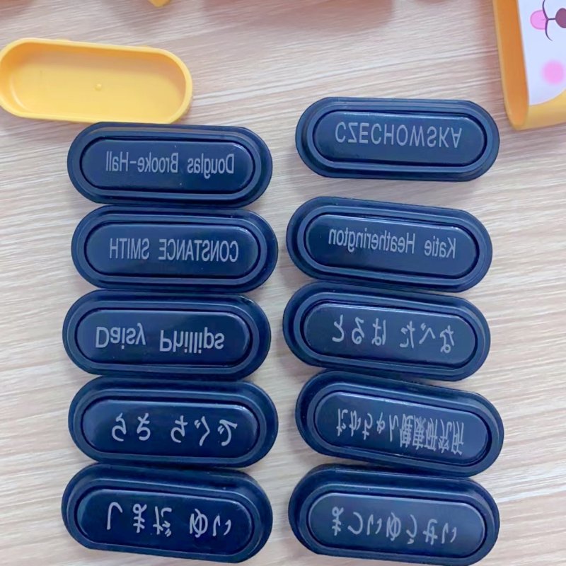 Customized fabric stamps, cartoon patterns flash stamps