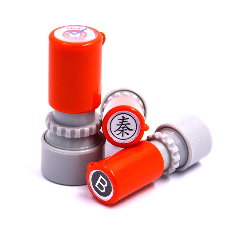 Plastic Material And Self-inking Stamp Type Office Stamp