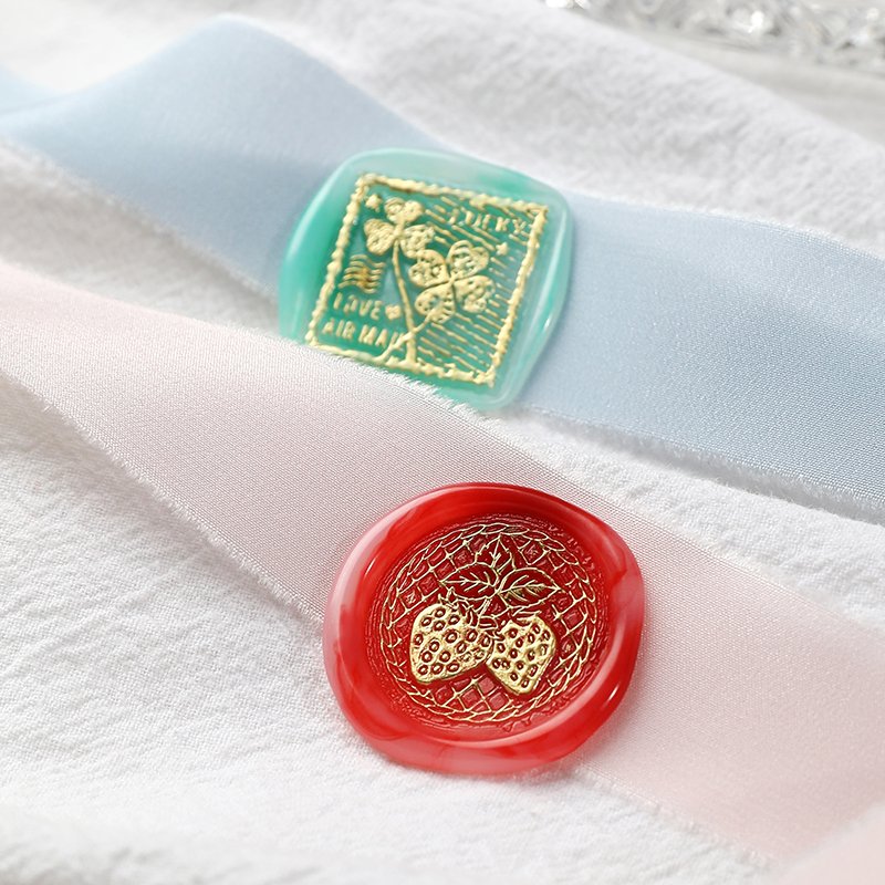 Plant Cute Style Flower Series Postmark/Solid Brass Material Carving/Stamp Set/Envelope Invitation Decoration/Wholesale