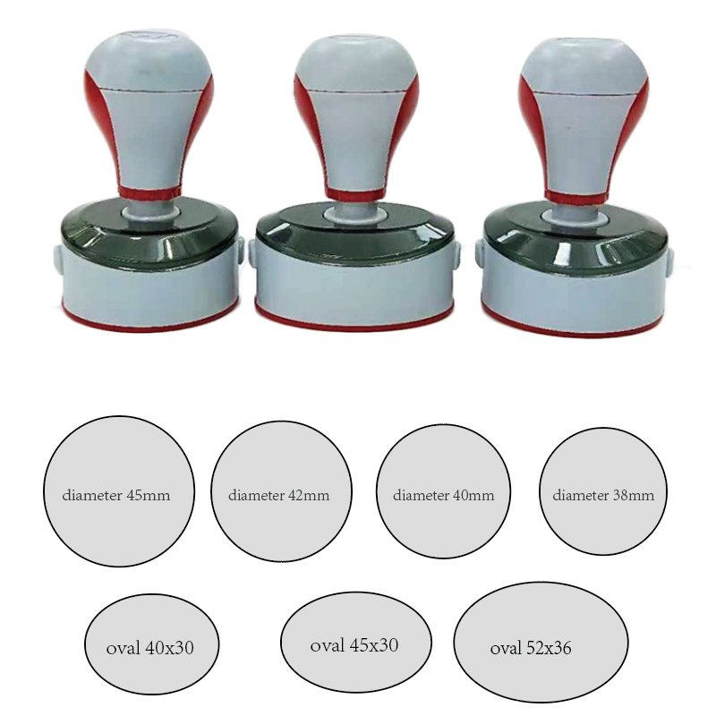 flash stamp handle photosensitive stamps seal mount holder case model offical quality YDM personalized logo custom round oval