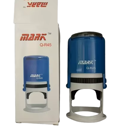 Different Sizes Blue Custom Stamp Logo Personalized Stamp Office Tampon Self-inking Stamp