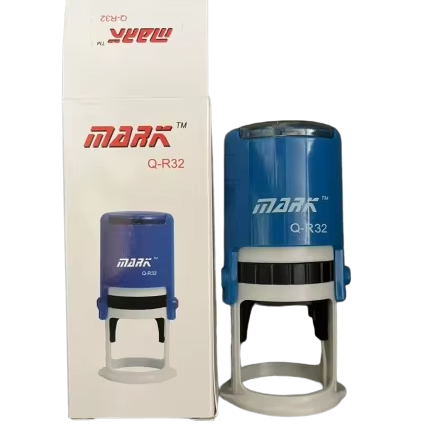 Different Sizes Blue Custom Stamp Logo Personalized Stamp Office Tampon Self-inking Stamp