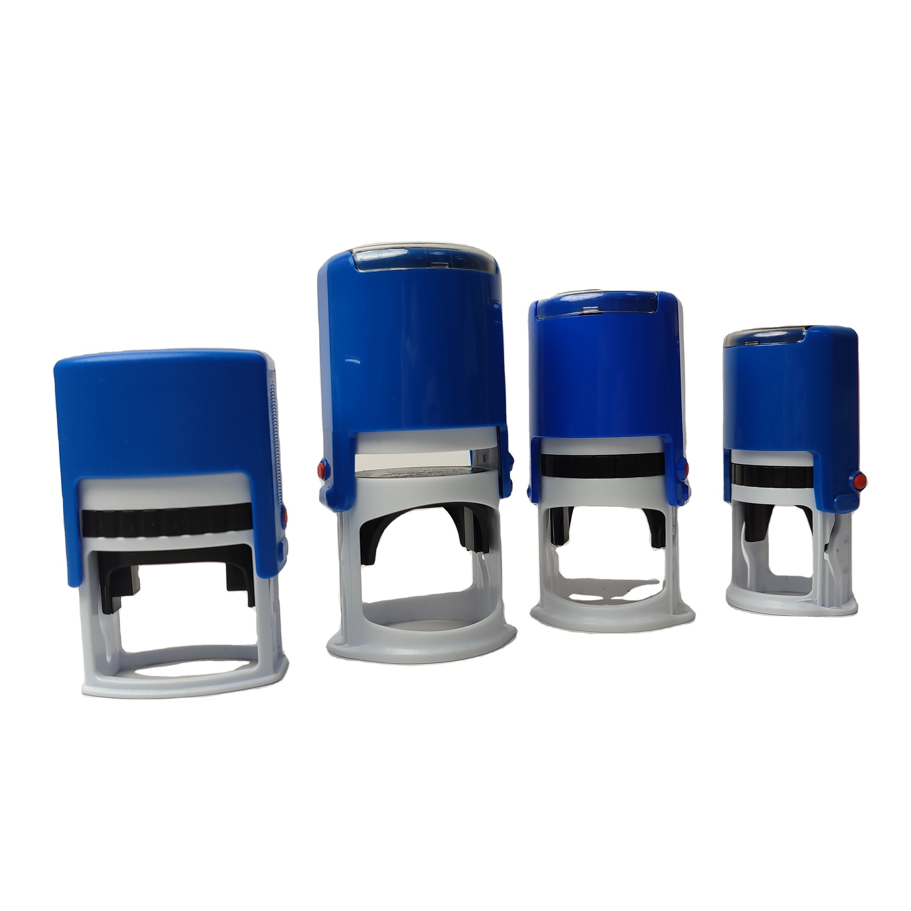 Different Sizes Blue Custom Stamp Logo Personalized Stamp Office Tampon Self-inking Stamp