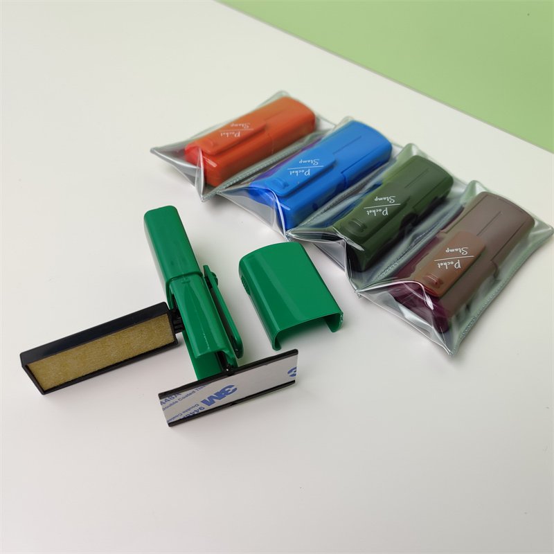 High Quality Kojoy 38*14mm 47*18mm Portable Self Inking Pocket Stamps