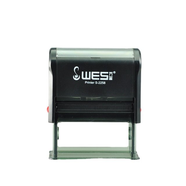 WES Style self inking rubber stamp S-2258, come with Noris ink and Type A Germany foam.