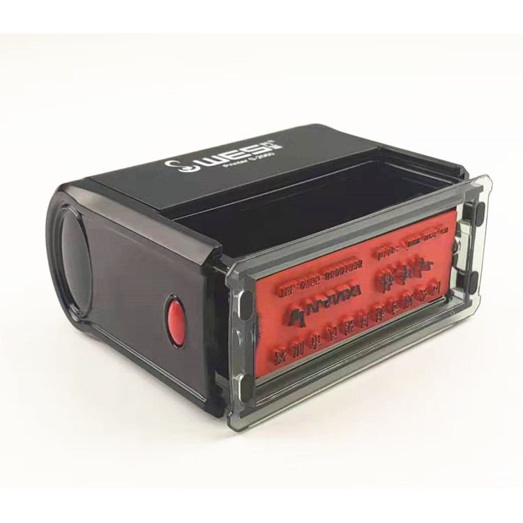 WES Style self inking rubber stamp S-2258, come with Noris ink and Type A Germany foam.