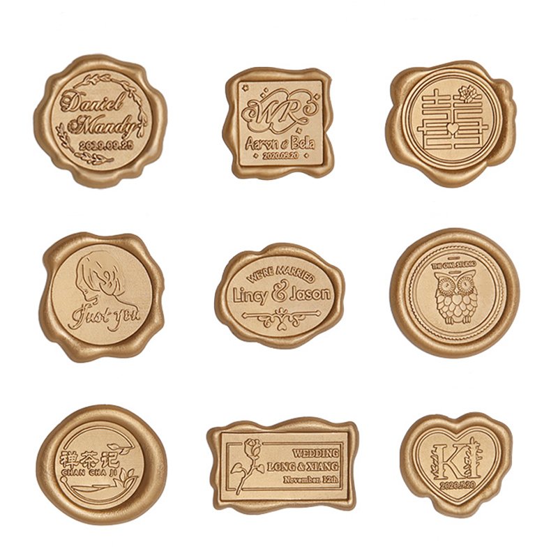 Ali-baba top supplier Factory price Wax Seal Stickers Envelope Stamp Seal Stickers Custom Wedding Party Seal Wax Labels