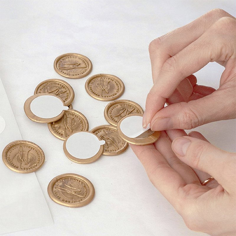 Ali-baba top supplier Factory price Wax Seal Stickers Envelope Stamp Seal Stickers Custom Wedding Party Seal Wax Labels