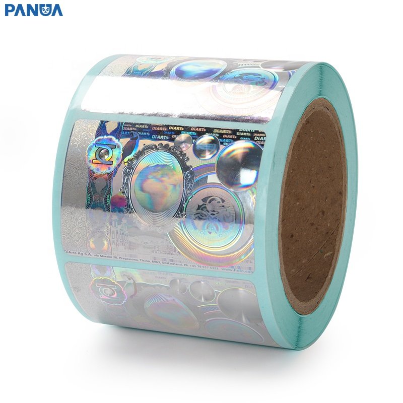 Printing label stamps hologram paint laser thermal hologram transport custom shape hologram id sticker security