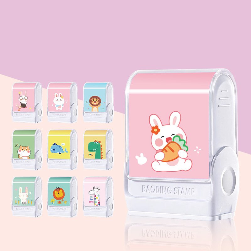 Kids name stamp factory wholesale custom design kids clothing waterproof name stamp