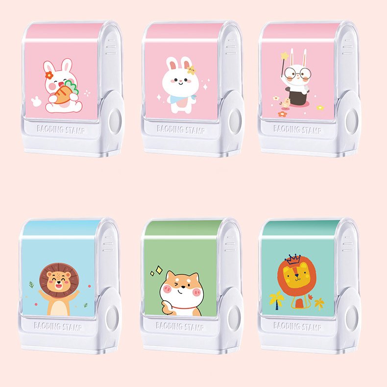 Kids name stamp factory wholesale custom design kids clothing waterproof name stamp