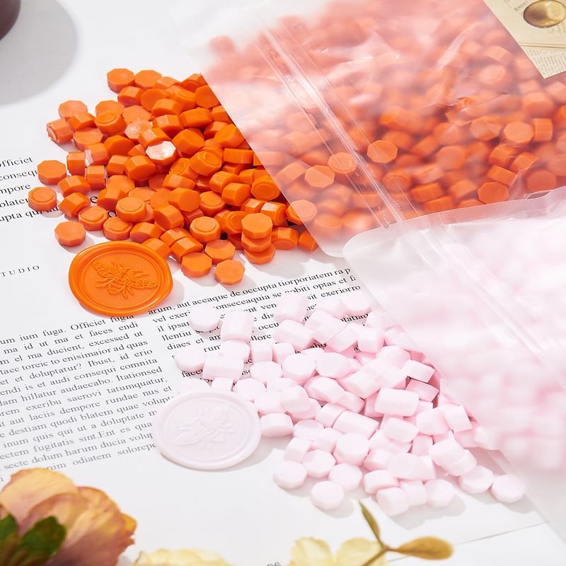 New 30 kinds of color octagonal wax-sealed sealing wax beads500g/0.5KG