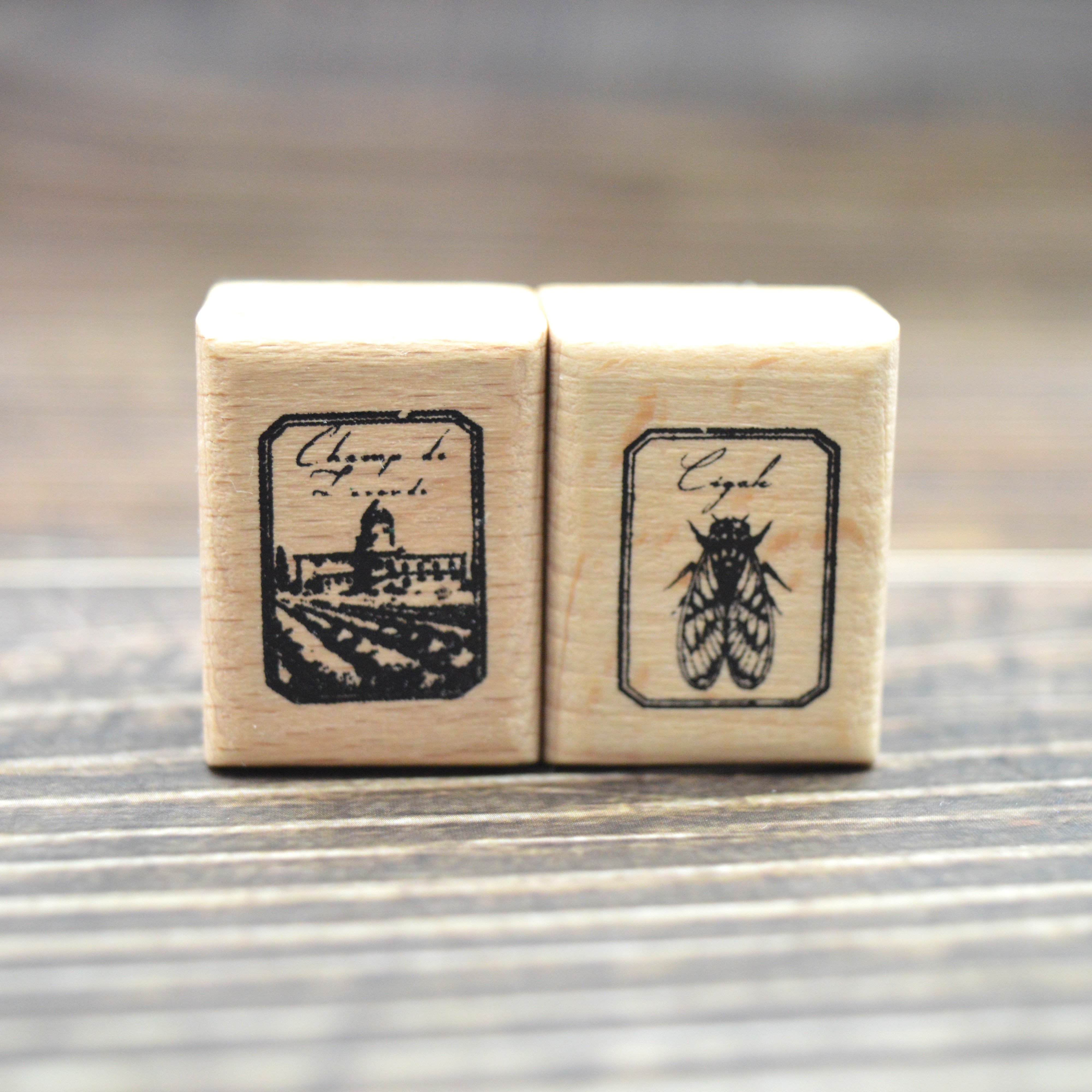 Customized Boutique Vintage Hand Account Stamps Maker Design Kids Retro Plant Frame Wood Seal Decoration Card For Scrapbook