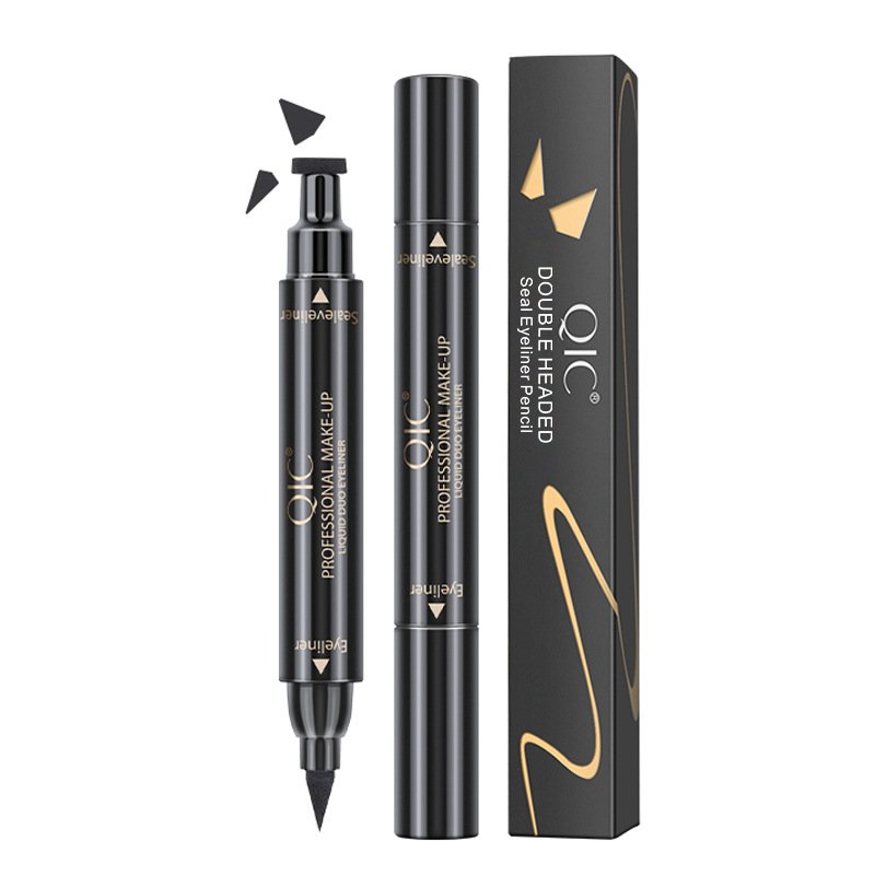 Double Heads Easy to Draw Eye Liner Wholesale Vegan Hot-sell New Arrival Waterproof Long Lasting Stamp Eyeliner