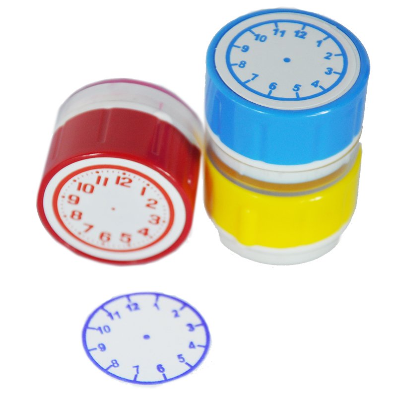 32mm round flash stamp cartoon toy flash stamp
