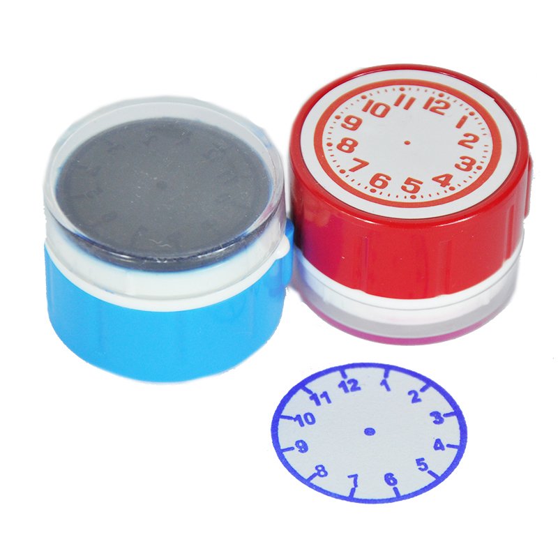 32mm round flash stamp cartoon toy flash stamp