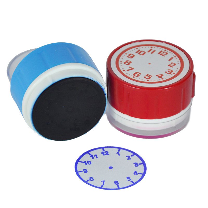 32mm round flash stamp cartoon toy flash stamp