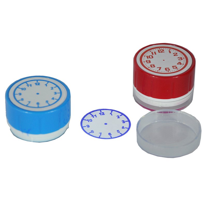 32mm round flash stamp cartoon toy flash stamp