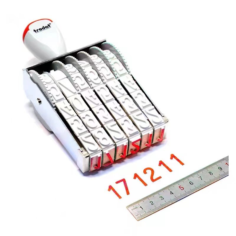 6 digits height 18mm trodat 15186 date stamp self-inking trodat stamp