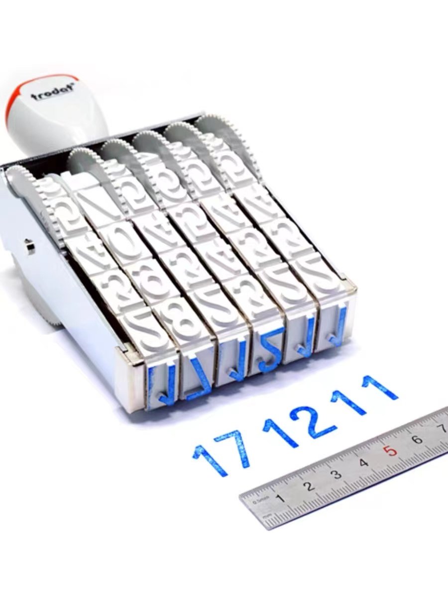 6 digits height 18mm trodat 15186 date stamp self-inking trodat stamp