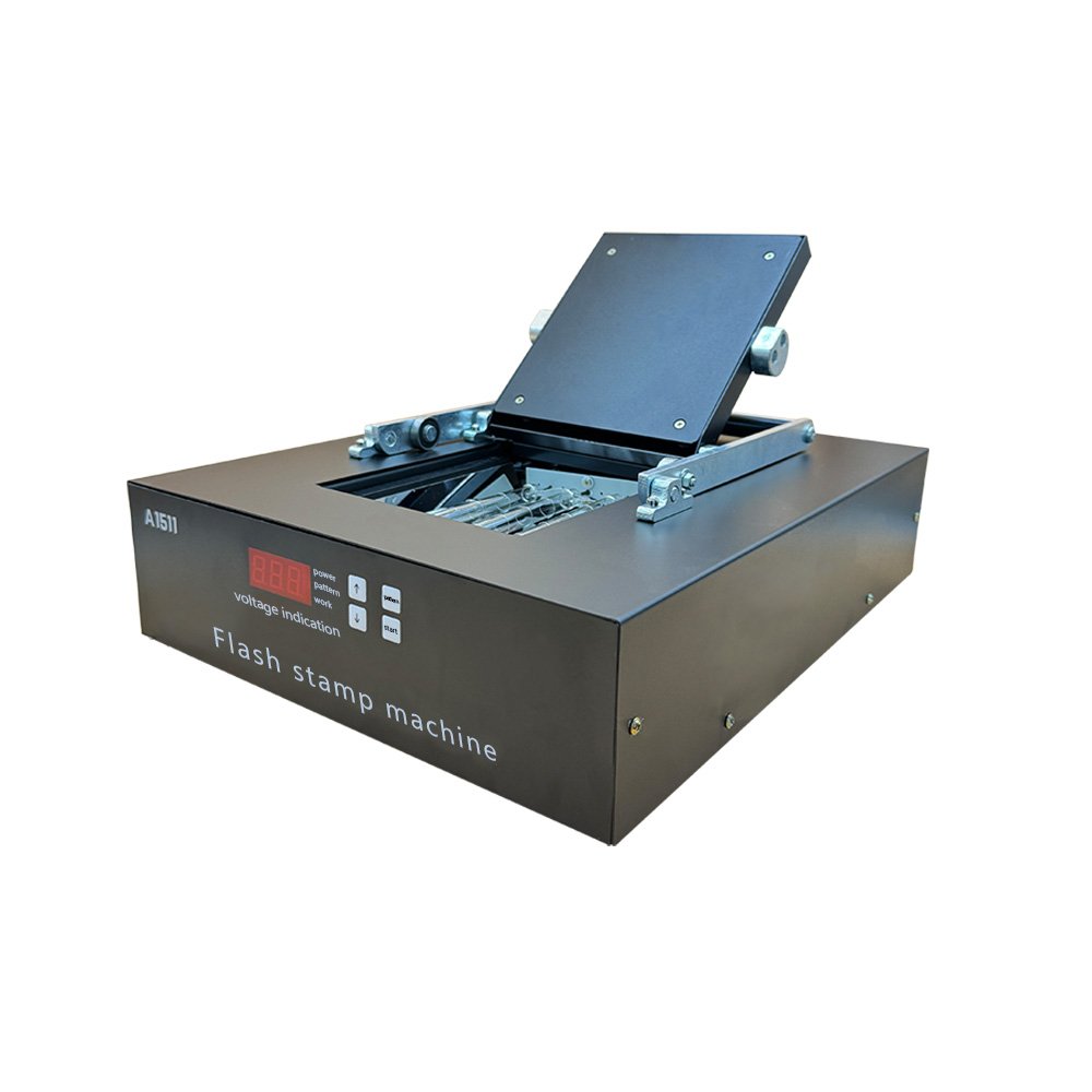 Custom name stamp machine Big size working area 120*150mm flash stamp making machine